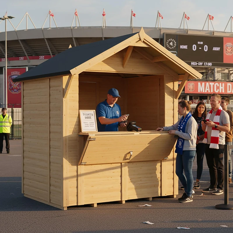 Rowlinson Bertilo Loglap Market Stall/Kiosk 6' x 6'