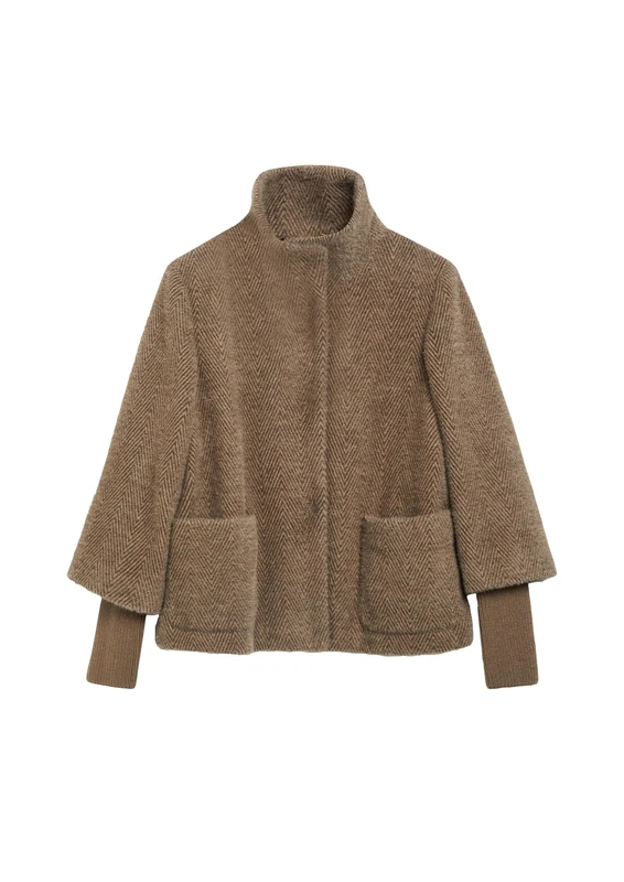 s.Oliver Jacket with stand-up collar