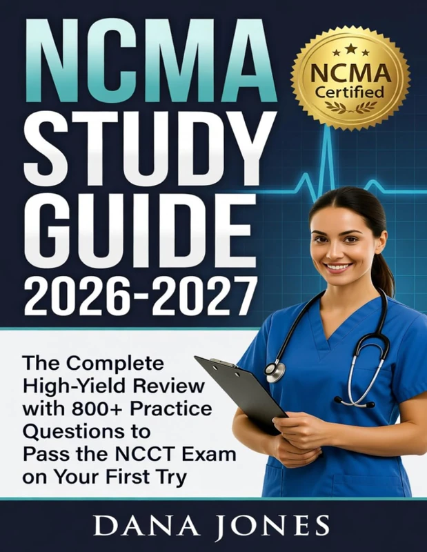 NCMA Study Guide 2026-2027: The Complete, High-Yield Review with 800+ Practice Questions to Pass the NCCT National Certified Medical Assistant Exam on Your First Try