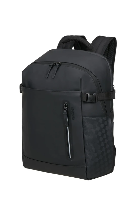American Tourister Urban Tide - Laptop Backpack 15.6", Water-Repellent Business & School Backpack, for Office, School & University - Black