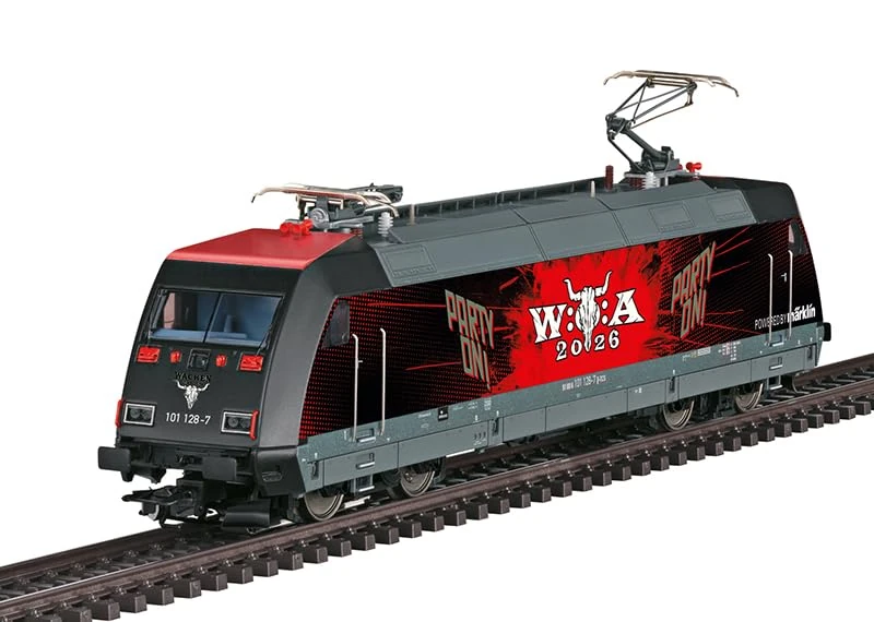 Märklin 39476 Electric Locomotive BR 101 W:O:A Wacken Design Track H0 - Collector's Locomotive for Hard Rock & Metal Fans