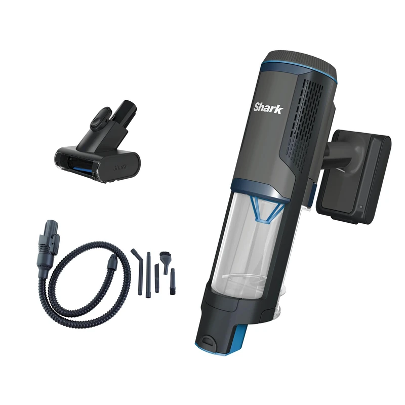 Shark PowerBoost Pet Handheld Power Vacuum, 3x Suction Power, 2-in-1 Car & Home Cleaning, Motorised Pet Tool, Car Kit, 40 Min Runtime – BH102UK