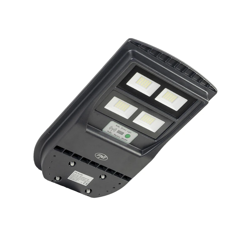 PNI SL210 100W Street Light Set, Including Built-in 10W Solar Panel and Sticky Pad Flag.