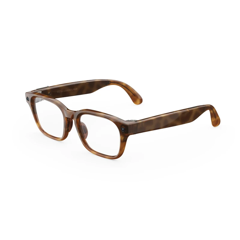 Meta Adventurer Classic Tortoise | AI glasses for women, men AI, 12MP camera, live translate – 3K HD resolution – 8+ hour battery – Clear lenses - Image 1