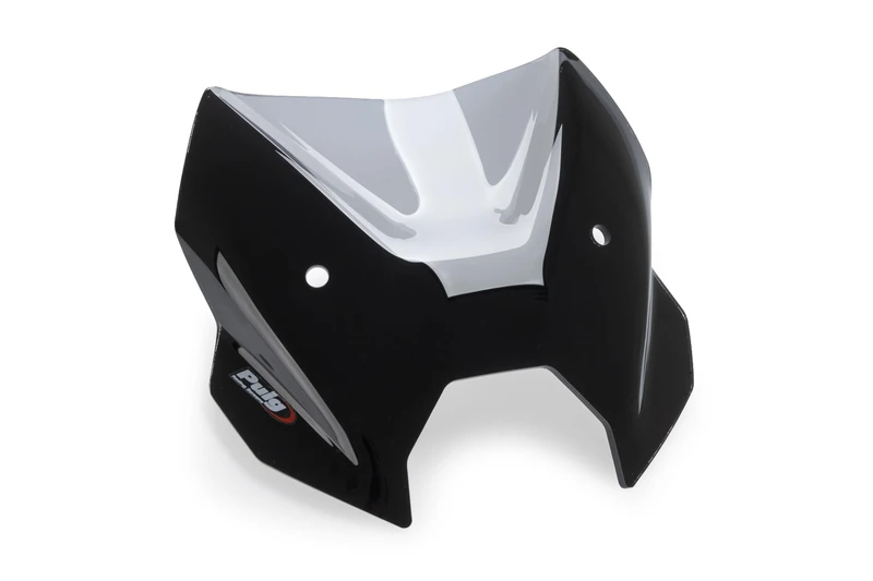 Puig 22710H Naked New Generation Sport sporty and aerodynamic in 3 mm acrylic with raised design improving protection while maintaining wide visibility, Smoke