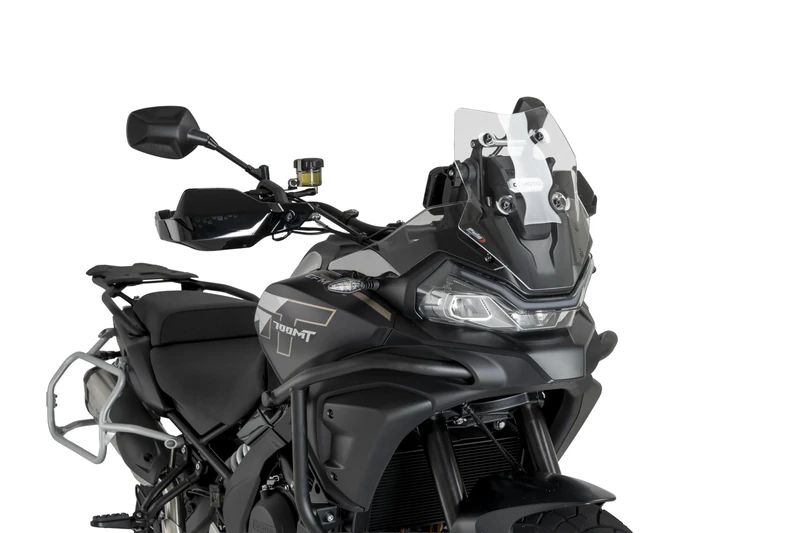 Puig 22836W Sport Screen compact and aerodynamic in high-impact acrylic with rounded profile and sporty design improving protection and visibility, Clear