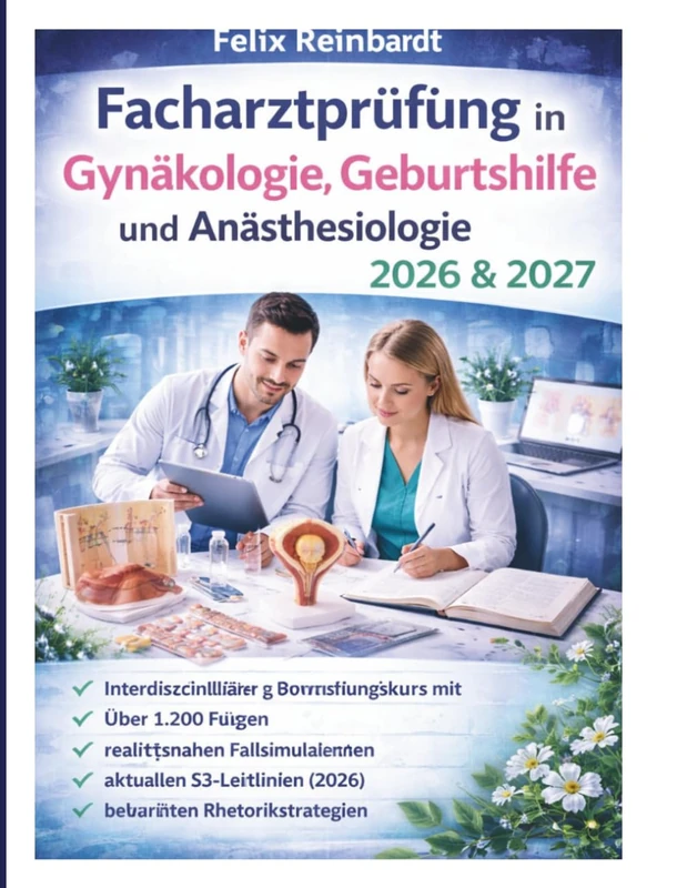 Facharztprüfung in Gynäkologie, Geburtshilfe und Anästhesiologie 2026 7: Interdisziplinärer Vorbereitungskurs mit über 1.200 Fragen, realitätsnahen ... Rhetorikstrategien für die mündliche Fa