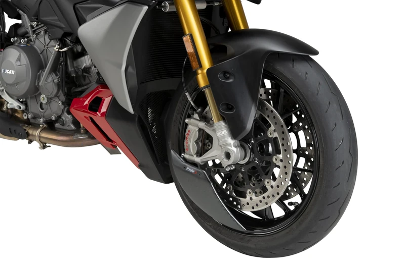 Puig 22742C Aero Wheel Deflector aerodynamic ABS wheel deflector improving stability and reducing turbulence, Carbon Look