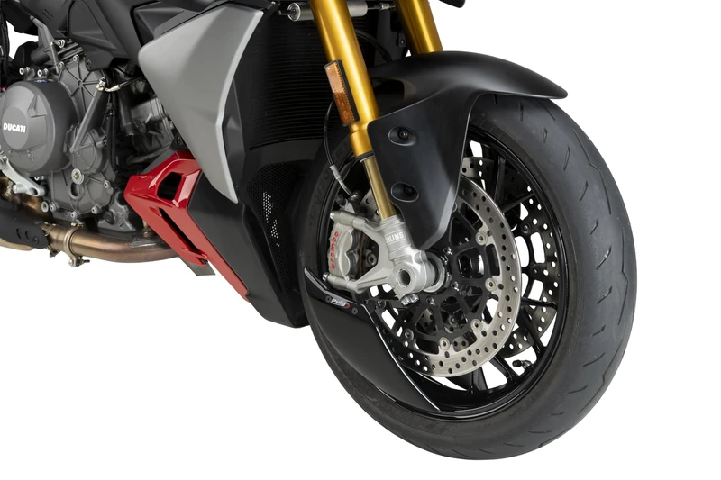 Puig 22742N Aero Wheel Deflector aerodynamic ABS wheel deflector improving stability and reducing turbulence, Black