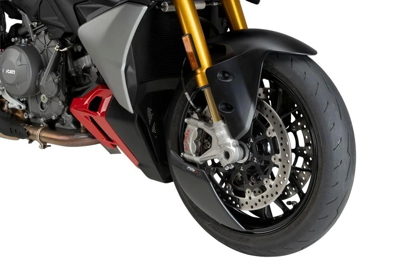 Puig 22742J Aero Wheel Deflector aerodynamic ABS wheel deflector improving stability and reducing turbulence, Matte Black
