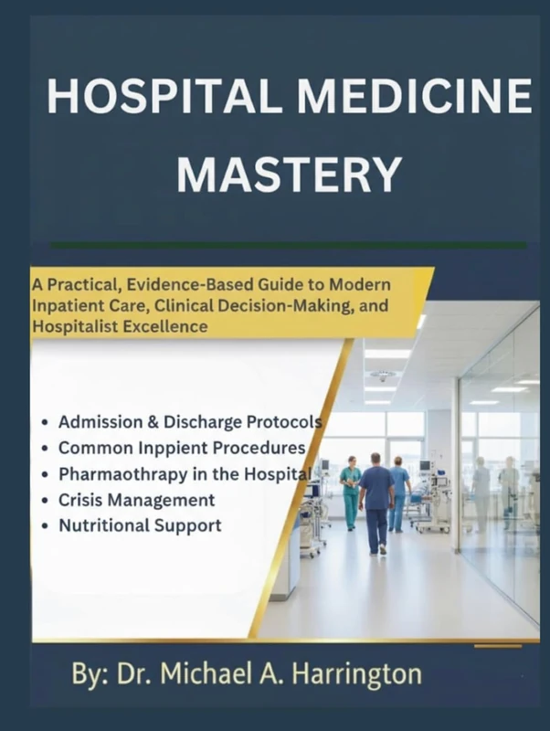 Hospital Medicine Mastery: A Practical, Evidence Based Guide to Modern Inpatient Care, Clinical Decision Making, and Hospitalist Excellence