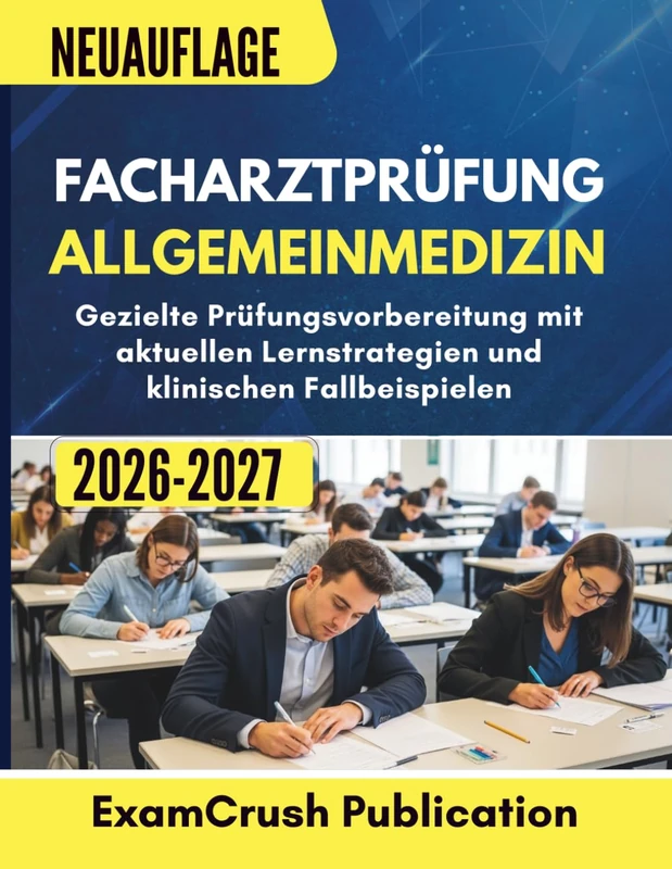 Facharztprüfung Allgemeinmedizin 2026–2027: Gezielte Prüfungsvorbereitung mit aktuellen Lernstrategien und klinischen Fallbeispielen