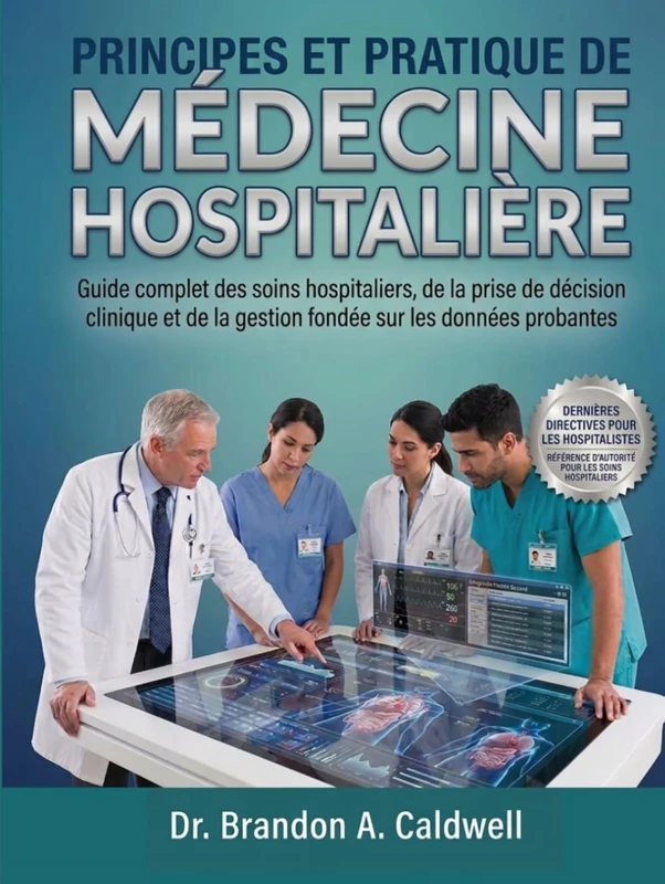 PRINCIPES ET PRATIQUE DE LA MÉDECINE HOSPITALIÈRE: Guide complet des soins hospitaliers, de la prise de décision clinique et de la gestion fondée sur les données probantes - Image 1