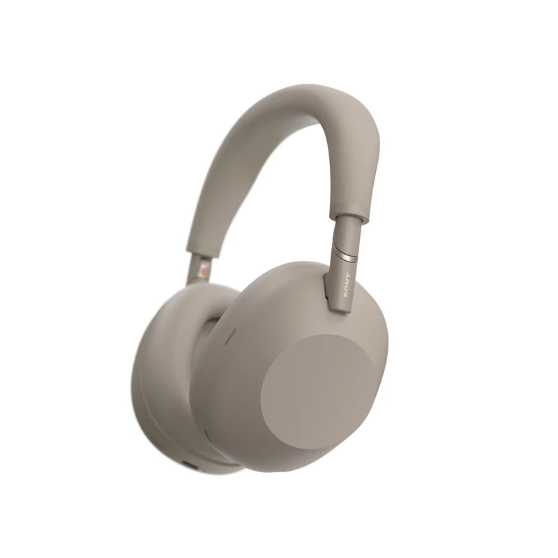 SONY WH-1000XM6 Flagship Noise Cancelling Over-Ear Wireless Bluetooth Headphones, Signature Hi-Res Sound, Comfort, Foldable Design, Durable Case, 30 HR Battery NC On, iOS & Android – Sandstone