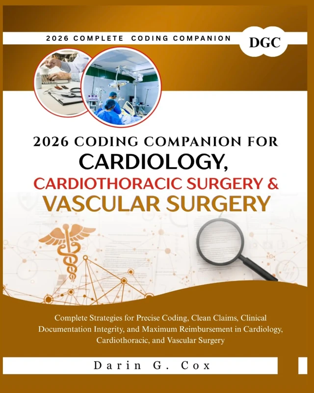 2026 Coding Companion for Cardiology/Cardiothoracic Surgery/Vascular Surgery: Complete Strategies for Precise Coding, Clean Claims, Clinical ... Cardiothoracic, and Vascular Surgery