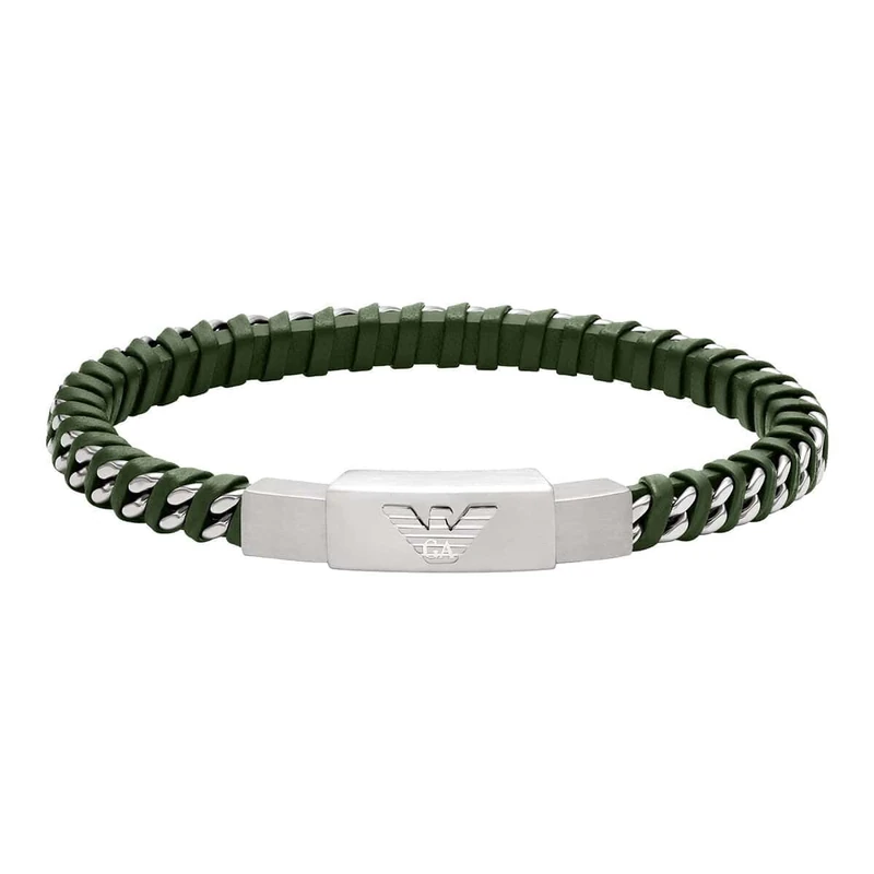 Emporio Armani Men's Silver-Tone Bracelet, EGS3320040