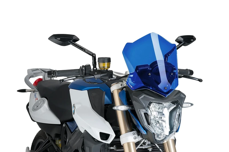Puig 7650R New Generation Sport Red windscreen designed to improve aerodynamics, protection and motorcycle aesthetics, providing a sporty style and more comfortable, stable riding