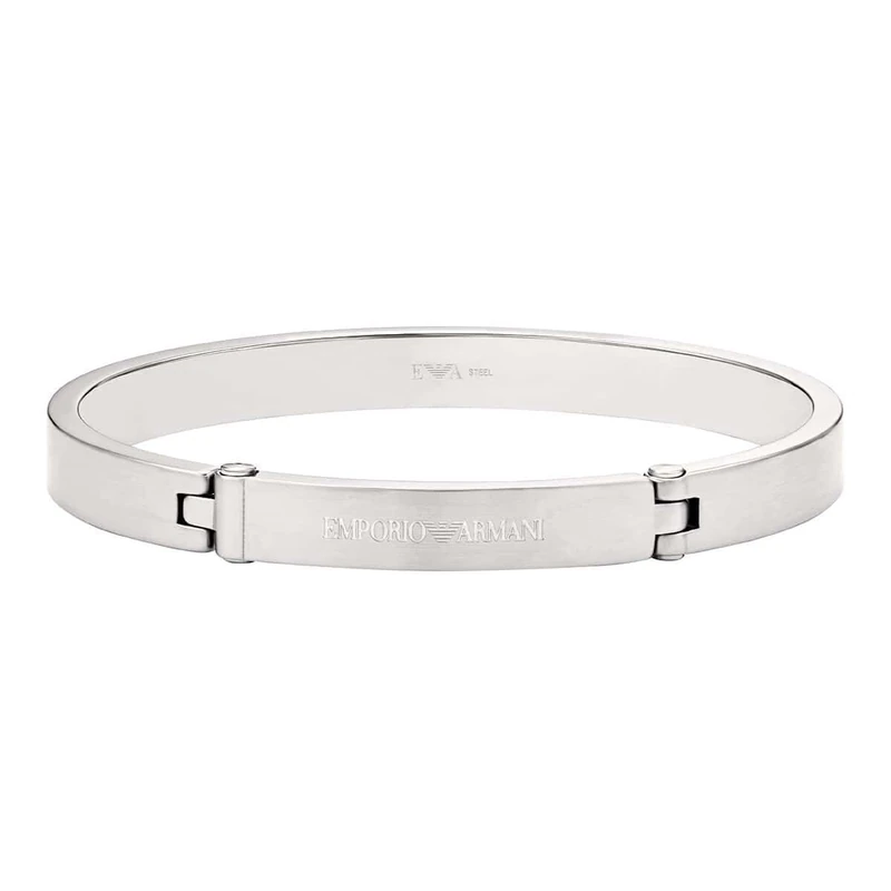 Emporio Armani Men's Silver-Tone Bracelet, EGS3307040