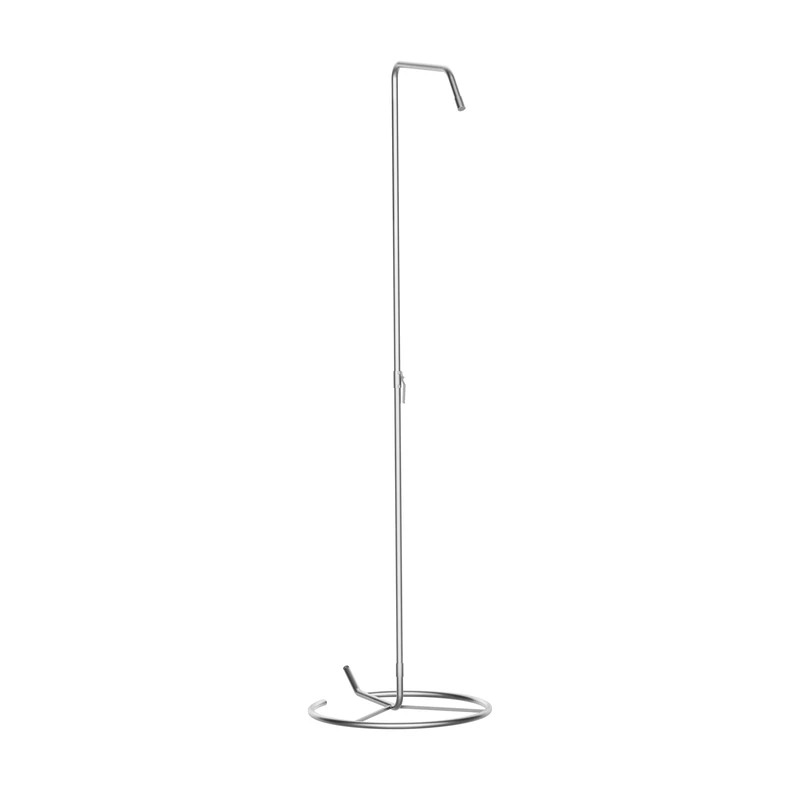 Gardwell Peace Design Garden Shower 210 cm Freestanding Outdoor Shower Brushed Stainless Steel Garden Shower Without Assembly with Garden Hose Connection Pool Shower Mobile