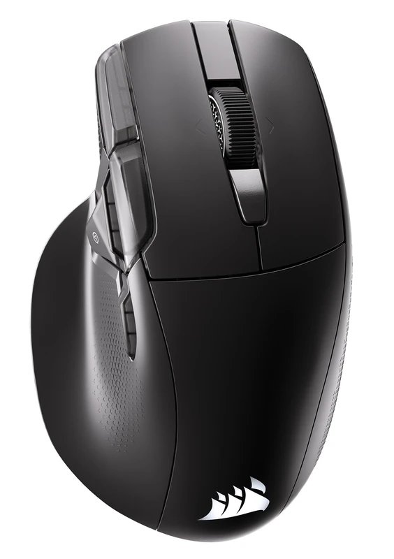 Corsair NIGHTSWORD v2 WIRELESS SD Gaming Mouse – Stream Deck Button, 8000Hz Hyper-Polling, 33K DPI, Ergonomic Design, Up to 170hr Battery – Black - Image 1
