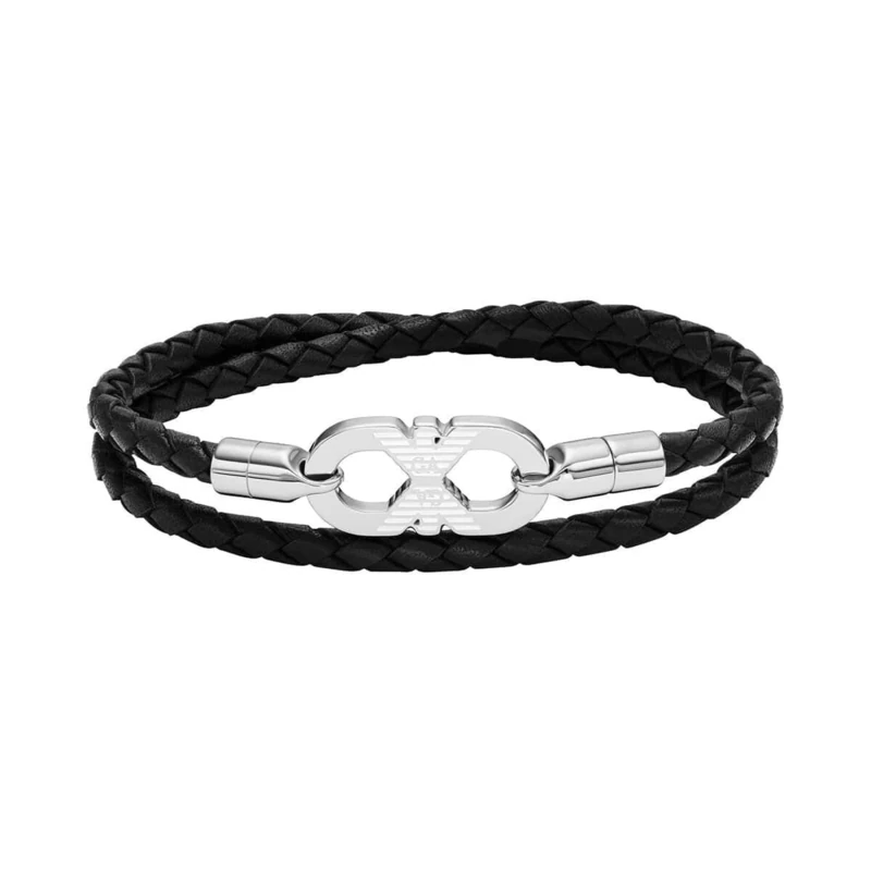 Emporio Armani Men's Silver-Tone Bracelet, EGS3299040