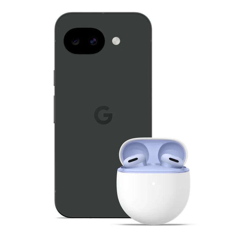 Google Pixel 10a Obsidian, 128GB + Pixel Buds 2a