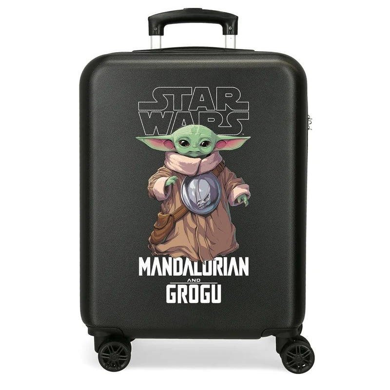 Star Wars Joumma Grogu Warrior Cabin Case Black 38x55x20 cm Rigid ABS Side Combination Lock 35L 2.5kg 4 Double Wheels Hand Luggage