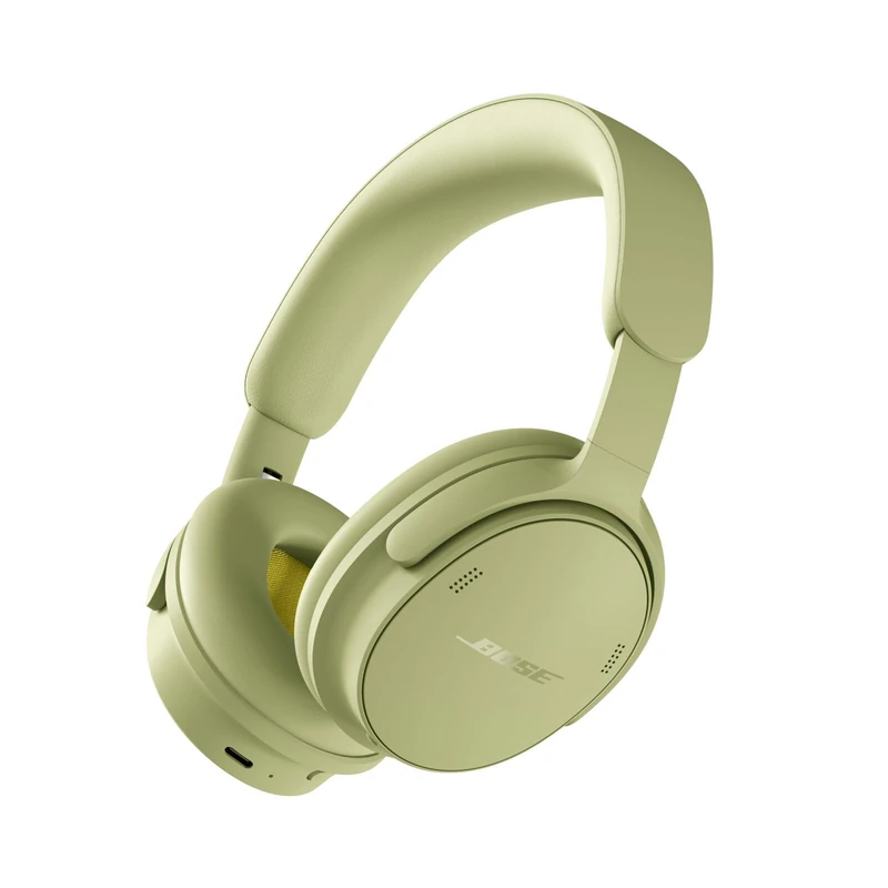 Bose QuietComfort Headphones (2nd Gen) - Wireless Headphones, Active Over Ear Noise Cancelling and Mic, Immersive Audio, USB-C Charging and Lossless Audio, Up to 24h of Play time, Eucalyptus Green