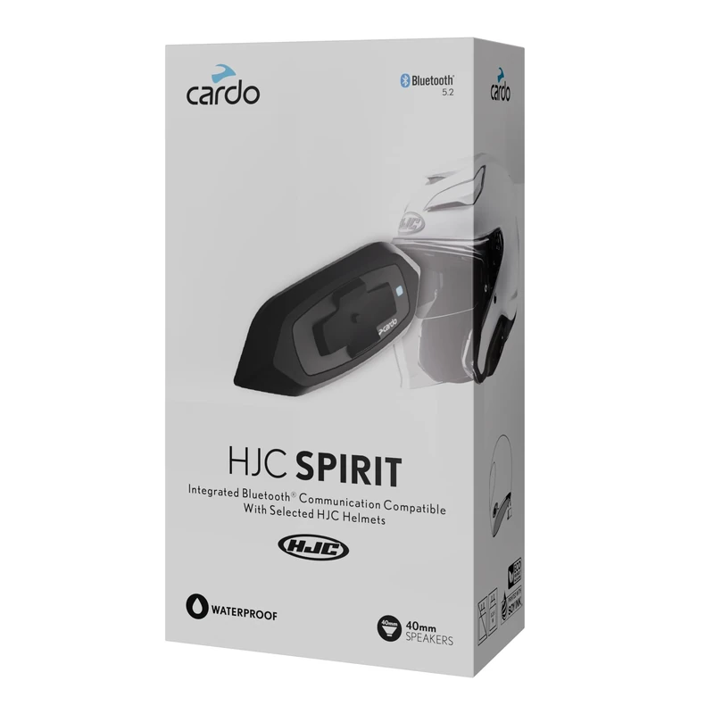 Cardo HJC-SPIRIT - A Simple And Durable Solution Focused On Essential Features And Everyday Reliability. Relevant HJC Helmets: RPHA (31,60,71,71c,91,91c) i (71,91) f (31,71,71c)