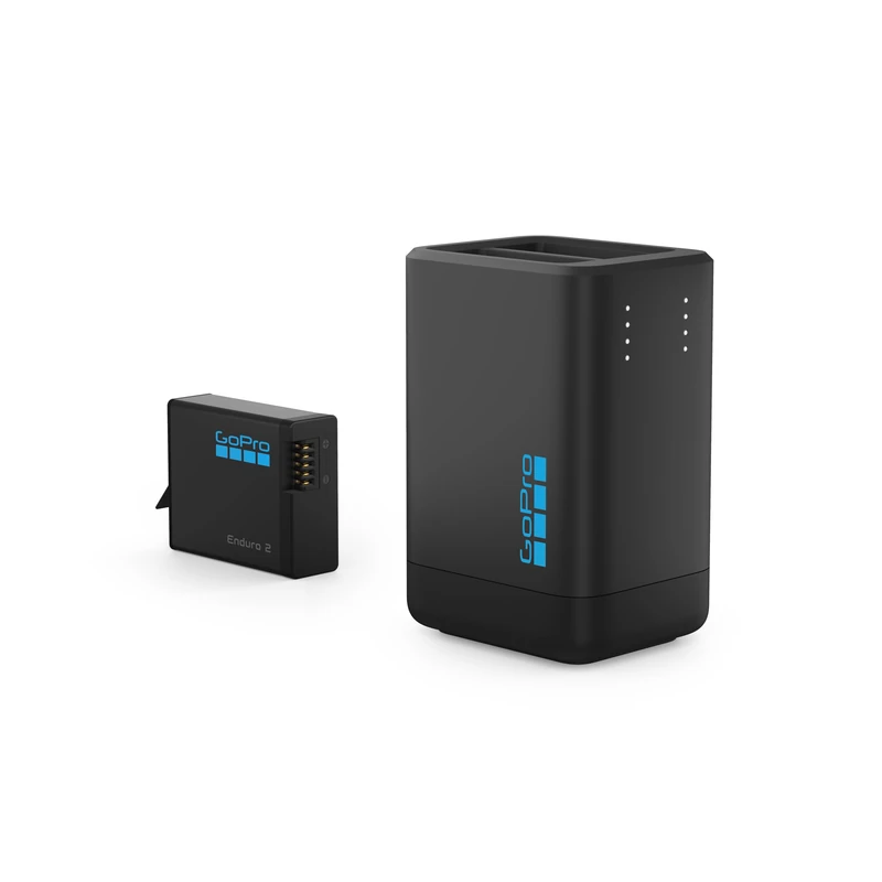 GoPro Dual Battery Charger + Enduro 2 Battery (MISSION 1 Series + HERO13 Black) - Official GoPro Accessory