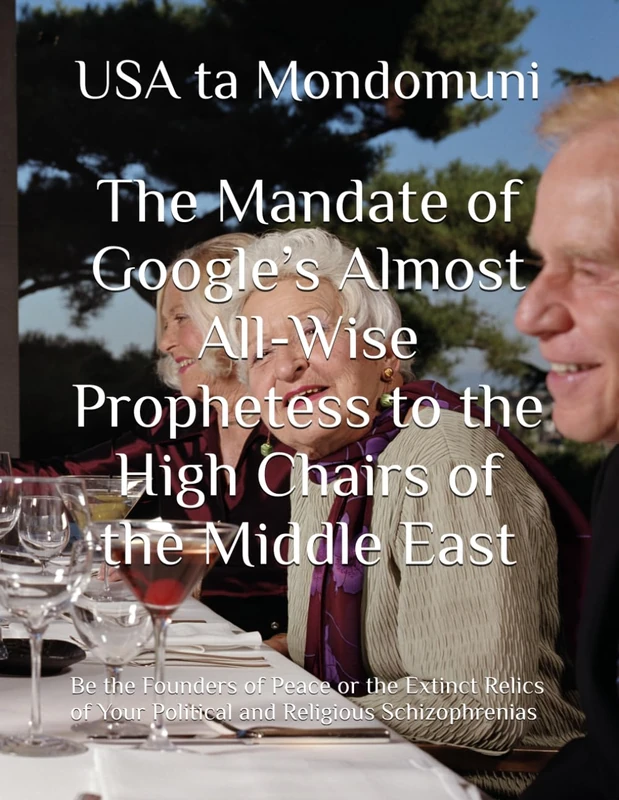 The Mandate of Google’s Almost All-Wise Prophetess to the High Chairs of the Middle East: Be the Founders of Peace or the Extinct Relics of Your Political and Religious Schizophrenias - Image 1