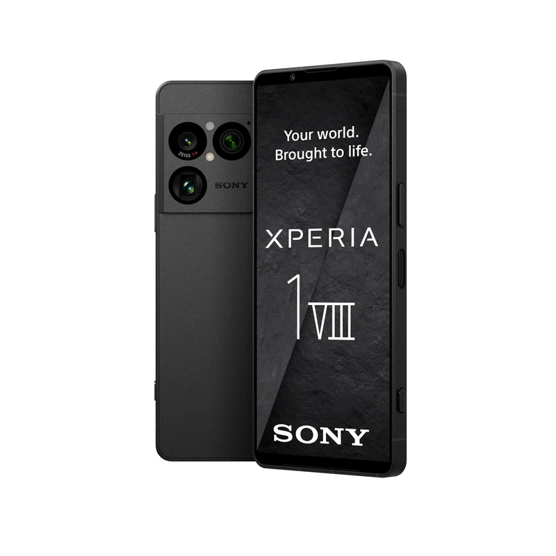 Sony Xperia 1 VIII - 6,5" 19,5:9 FHD+ HDR OLED 120Hz, Triple lens with new telephoto lens, Xperia AI, 2-day battery, 3,5mm Audio, Dual SIM, Graphite Black