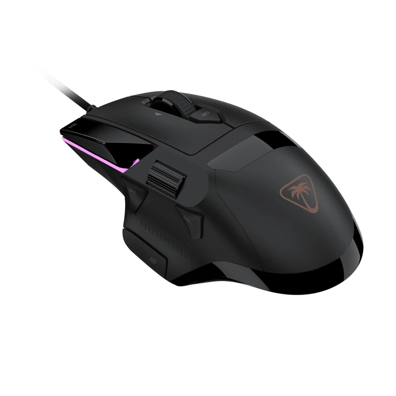 Turtle Beach Command Series MC3 Wired Gaming Mouse - 30K DPI Owl‑Eye Optical Sensor, 4D Scroll Wheel, 1K Polling Rate, Titan Optical Switches, RGB Lighting
