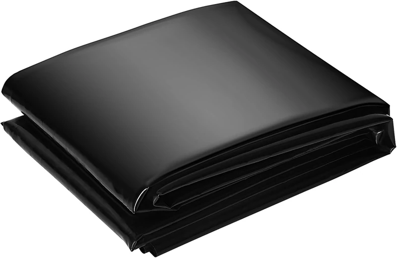 Garvee LLDPE 6x7m Black Pond Cover - Flexible, UV Resistant, 0.5mm Thick, Easy Cut - Waterproof Liner for Ponds, Fountains, Waterfalls and Fish Tanks - Origin Germany - Image 1