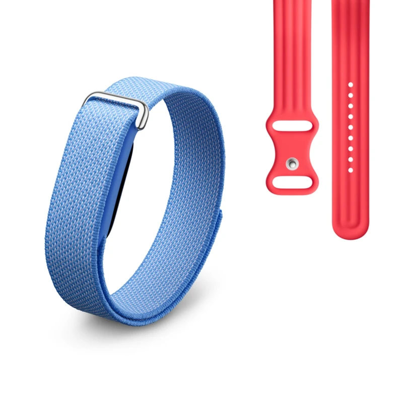 Google Fitbit Air - Screenless Activity Tracker with Fitness, Heart Rate, and Sleep Tracking - Works with iOS and Android - Lavender + Fitbit Air Active Band - Berry, Large