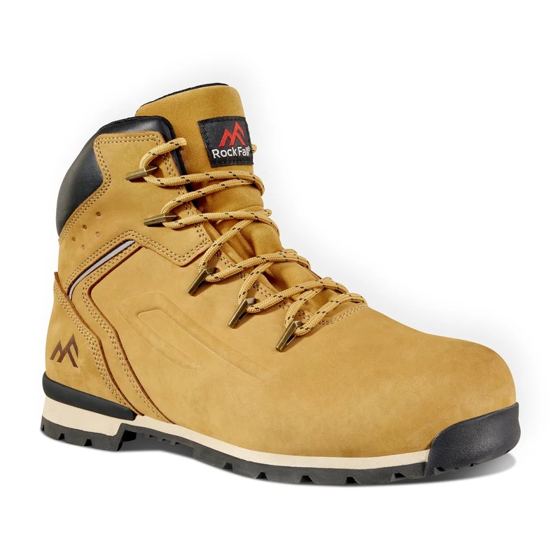 Rock Fall Sable RF370 Work & Utility Safety Boots Unisex, Steel Toe Cap Boots, SRC Slip Rated and Water Repellent, Cold Insulated and Wide Fitting UK 8