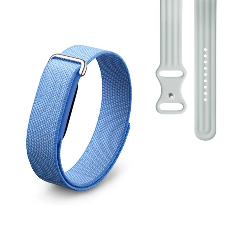 Google Fitbit Air - Screenless Activity Tracker with Fitness, Heart Rate, and Sleep Tracking - Works with iOS and Android - Lavender + Fitbit Air Active Band - Fog, Small