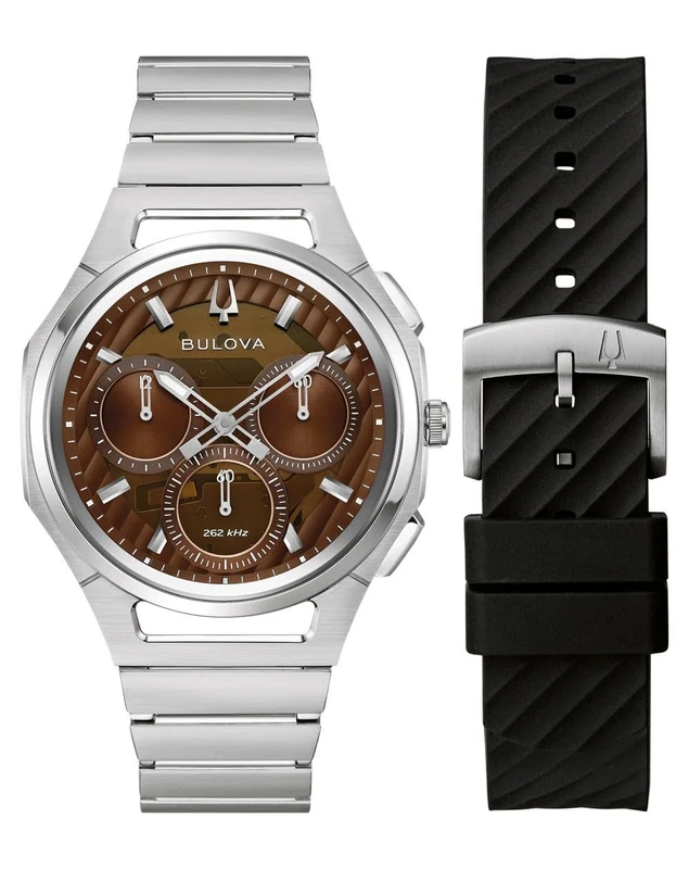 Bulova Men's Quartz Chronograph Watch Curv - Image 1