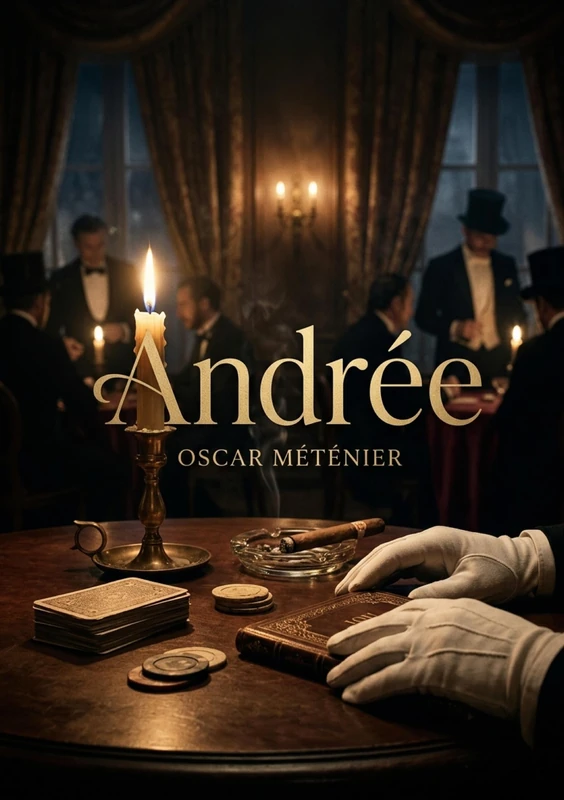 Andrée: La passion destructrice et les tourments d'une liaison interdite dans ce roman d'Oscar Méténier, explorant les bas fonds parisiens et les cercles de jeu.