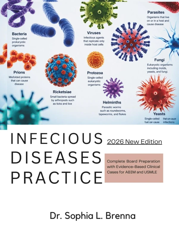 INFECTIOUS DISEASES PRACTICE: Complete Board Preparation with Evidence-Based Clinical Cases for ABIM and USMLE