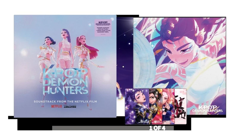 KPop Demon Hunters (Ltd. International Retail Exkl. Light Blue Smoke LP) [Vinyl LP] [VINYL] - Image 1