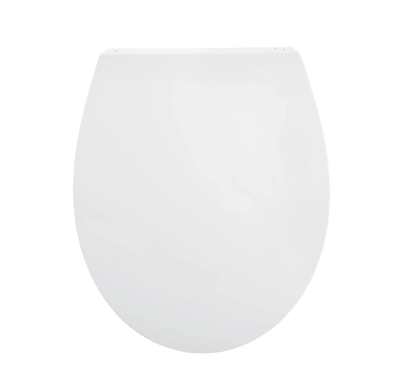 Wirquin Everest 20724946 Toilet Seat in Thermoset White with Soft-Closing Mechanism, Lock+ System, Universal U-Shape - Image 1
