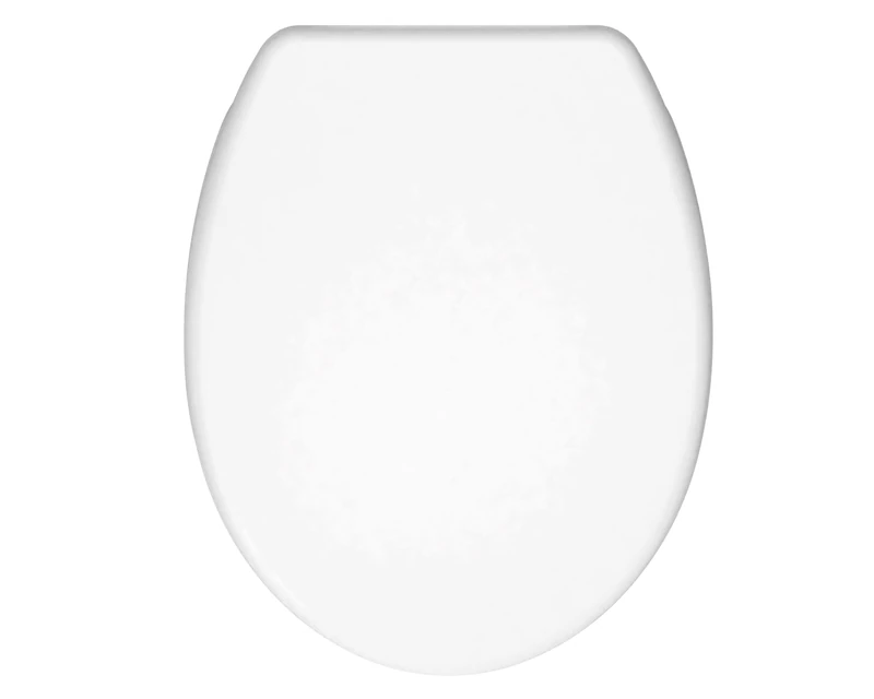 Wirquin 20724945 Fuji SS Toilet seat in thermoset, Stainless Steel Hinges, Universal U-Shape - Image 1
