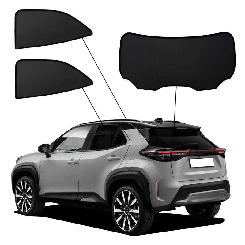 SunClip Privacy & Sun protection compatible with Toyota Yaris Cross (MXP) 2020-