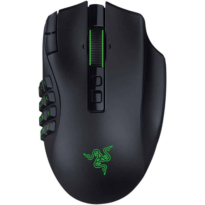 Razer Naga V3 Pro - MMO Wireless Gaming Mouse with Swappable Side Plates (HyperScroll Tilt Wheel Gen-2, Optical Mouse Switches Gen-4, Focus Pro 50K Optical Sensor Gen-3)