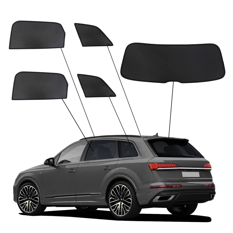 SunClip Privacy & Sun protection compatible with Audi Q7 (4M) 2015-