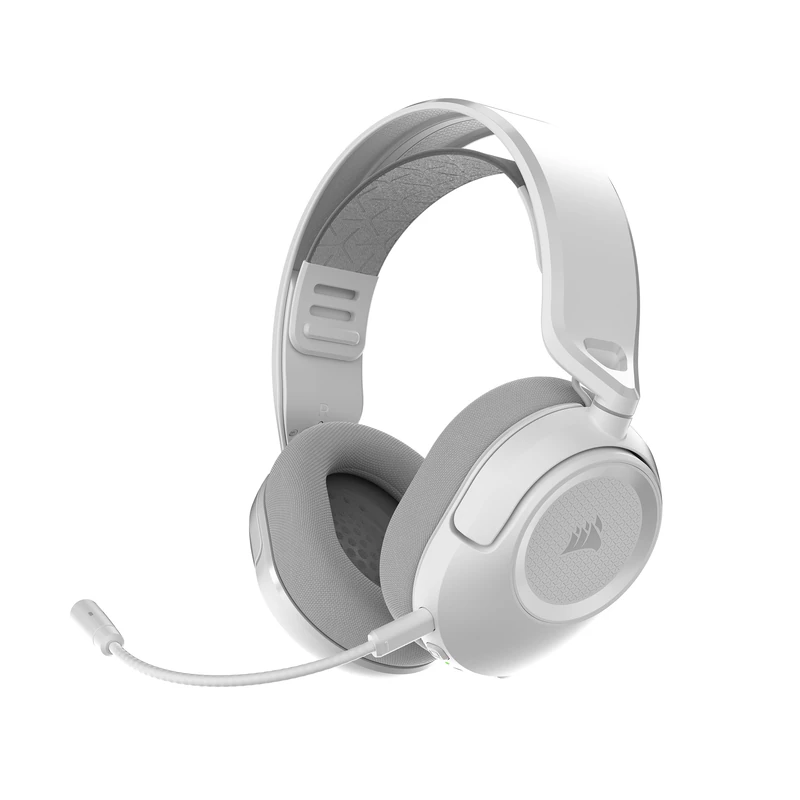 Corsair HS35 v3 Wireless Gaming Headset with Mic – 2.4GHz & Bluetooth (PC/PS5/PS4/Switch/Mac/Mobile), Lightweight Comfort, Dolby Atmos – White