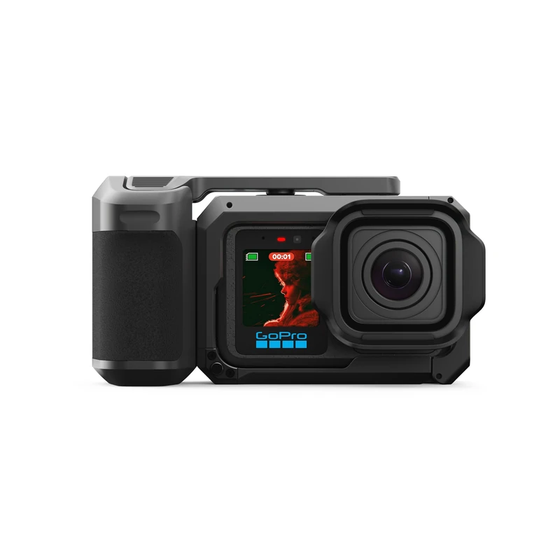 GoPro MISSION 1 PRO Grip Edition - Includes MISSION 1 PRO Camera, Point-and-Shoot Grip, One Enduro 2 Rechargeable Battery, Removeable Lens Hood, Carrying Case
