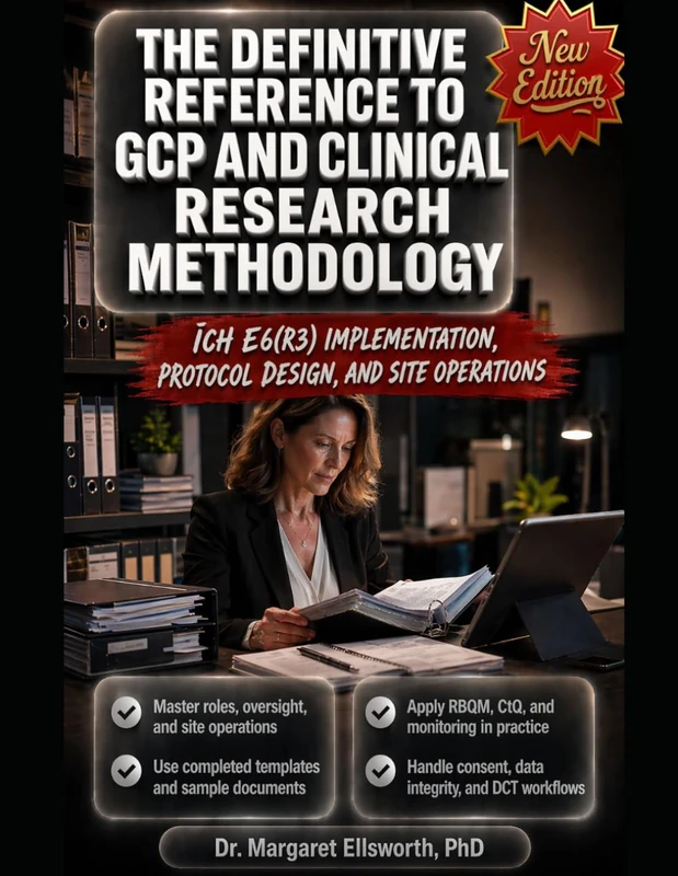 THE DEFINITIVE REFERENCE TO GCP AND CLINICAL RESEARCH METHODOLOGY: ICH E6(R3) Implementation, Protocol Design, Site Operations, RBQM, Data Integrity, and Decentralized Trials - Image 1