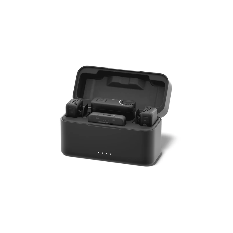 GoPro Wireless Mic Complete Kit (2 TX, 2 RX, Charging Case) - For GoPro/Camera/iPhone/Android, Ultra-Compact, Noise Reduction, Gain Control, Vlogging - Image 1